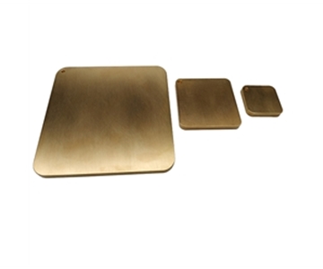 Diffuse reflection gold-plated plate